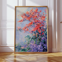 Blossoms Beneath a Vibrant Sky