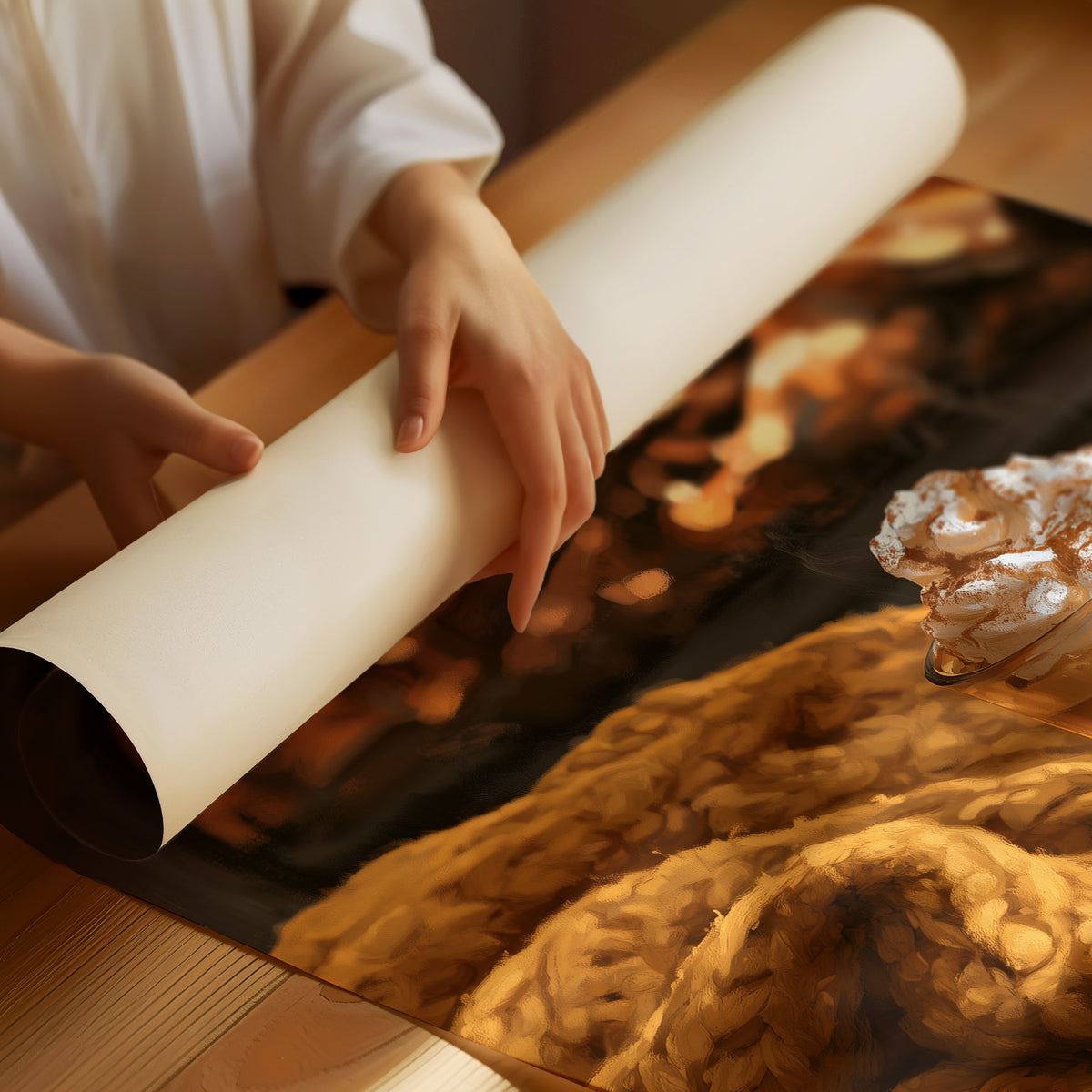 Hearth Of The Matter, rolled matte poster print