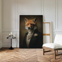 Regal Fox in Formal Attire