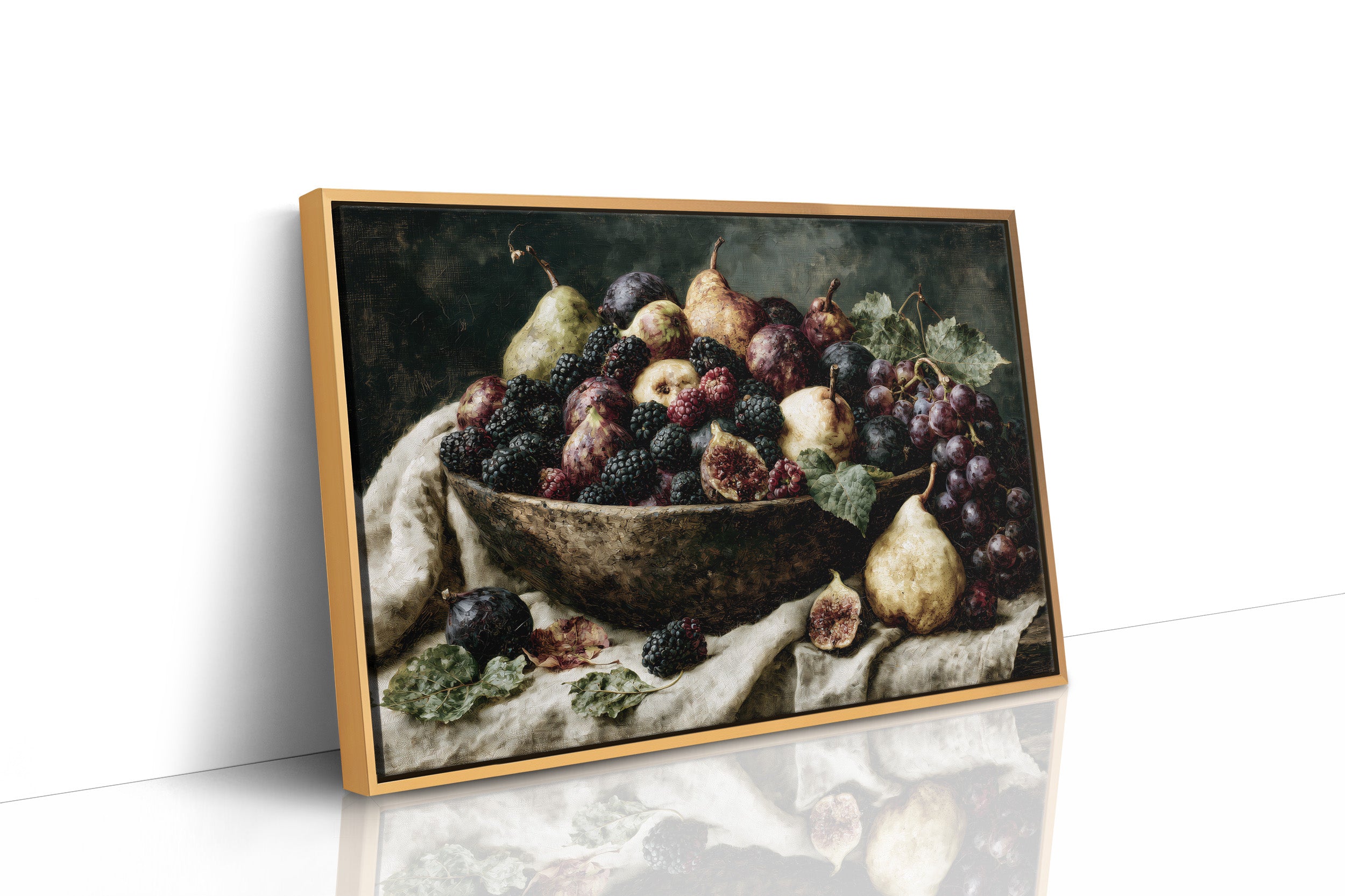 Harvest Bowl of Pears and Figs