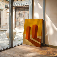 Monoliths Cast Long Desert Shadows