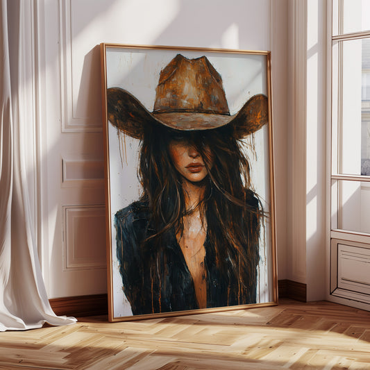Whiskey Dust – Bold Western Cowgirl Print