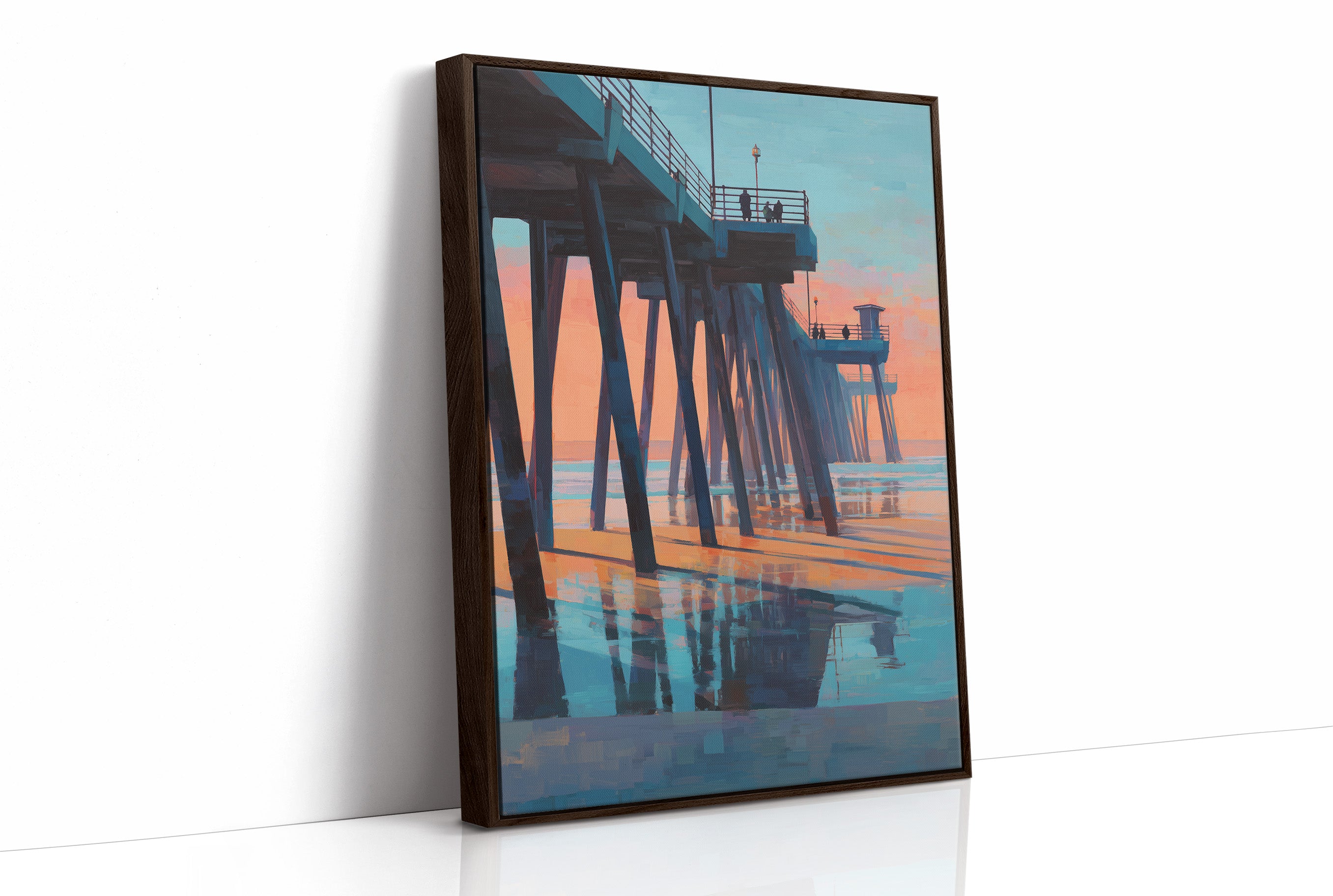 Twilight Whispers Beneath The Pier