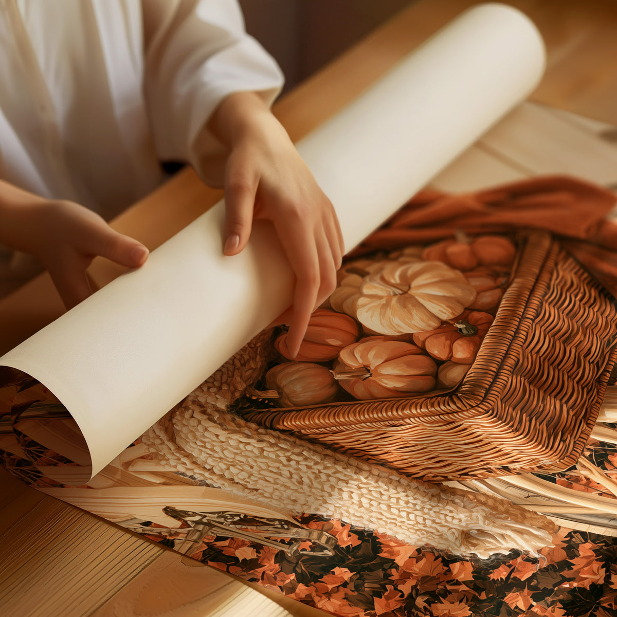 Gourd Delivery, Pedal Powered, rolled matte poster print