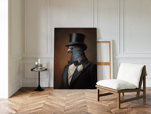 Dapper Feathers and Timeless Elegance