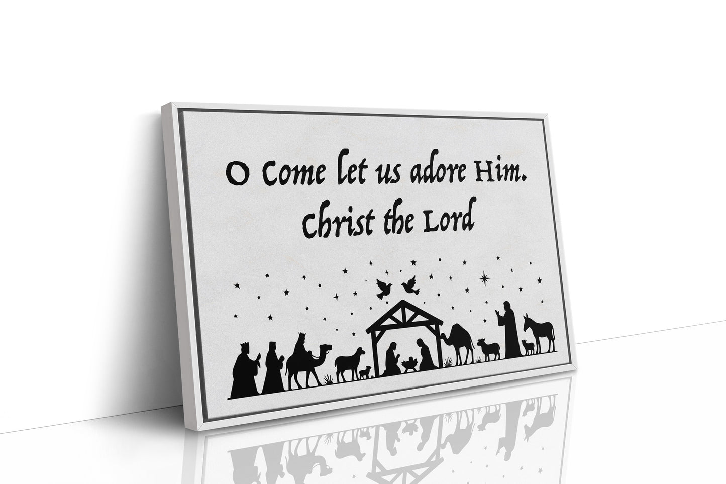 Sacred Story Among Wooden Shelves