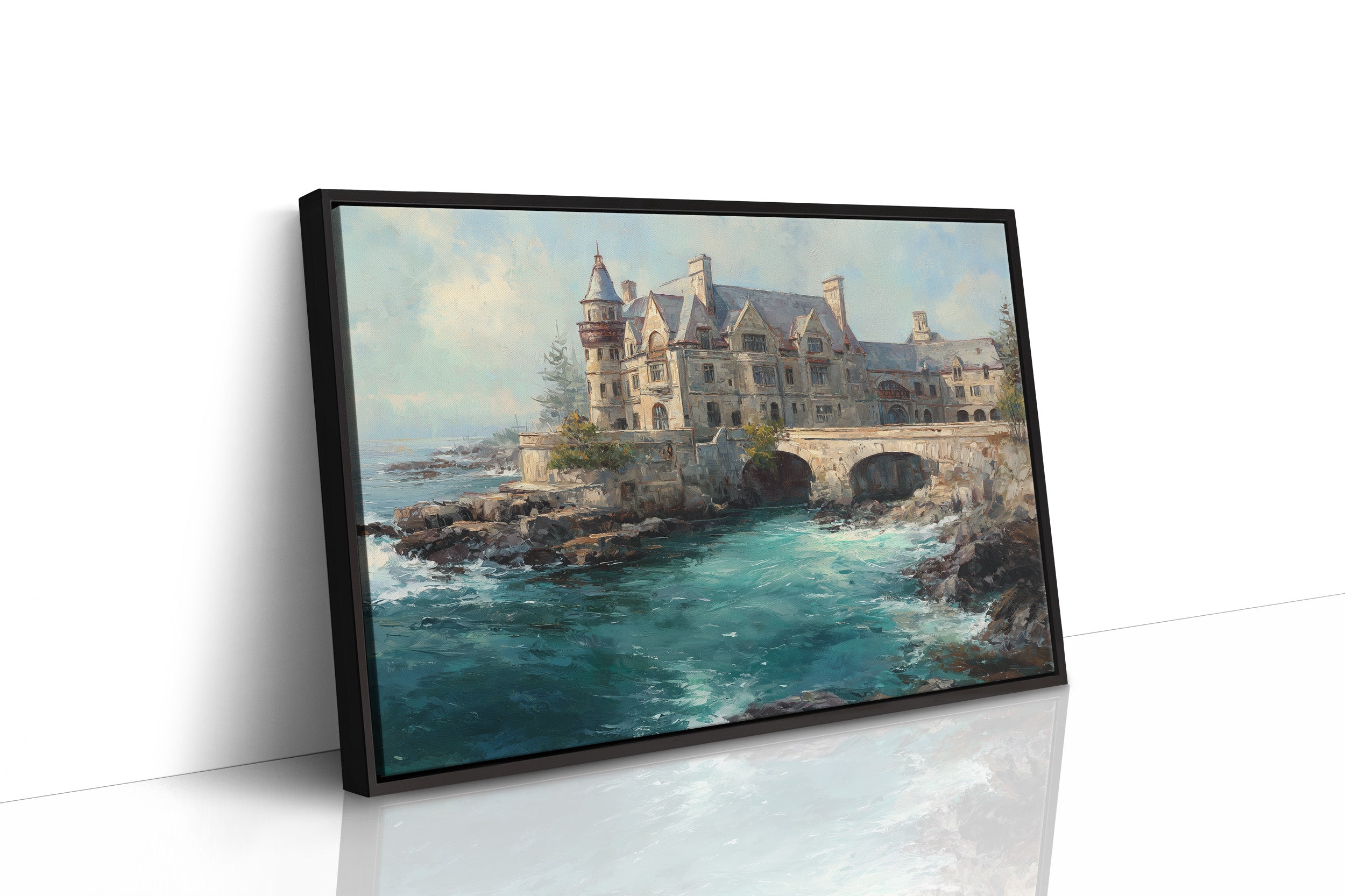 Coastal Manor Meets Turquoise Tide