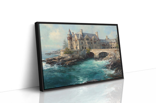 Coastal Manor Meets Turquoise Tide