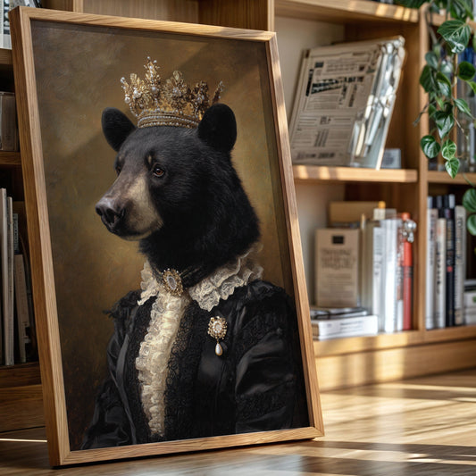 Regal Majesty in Woodland Silence