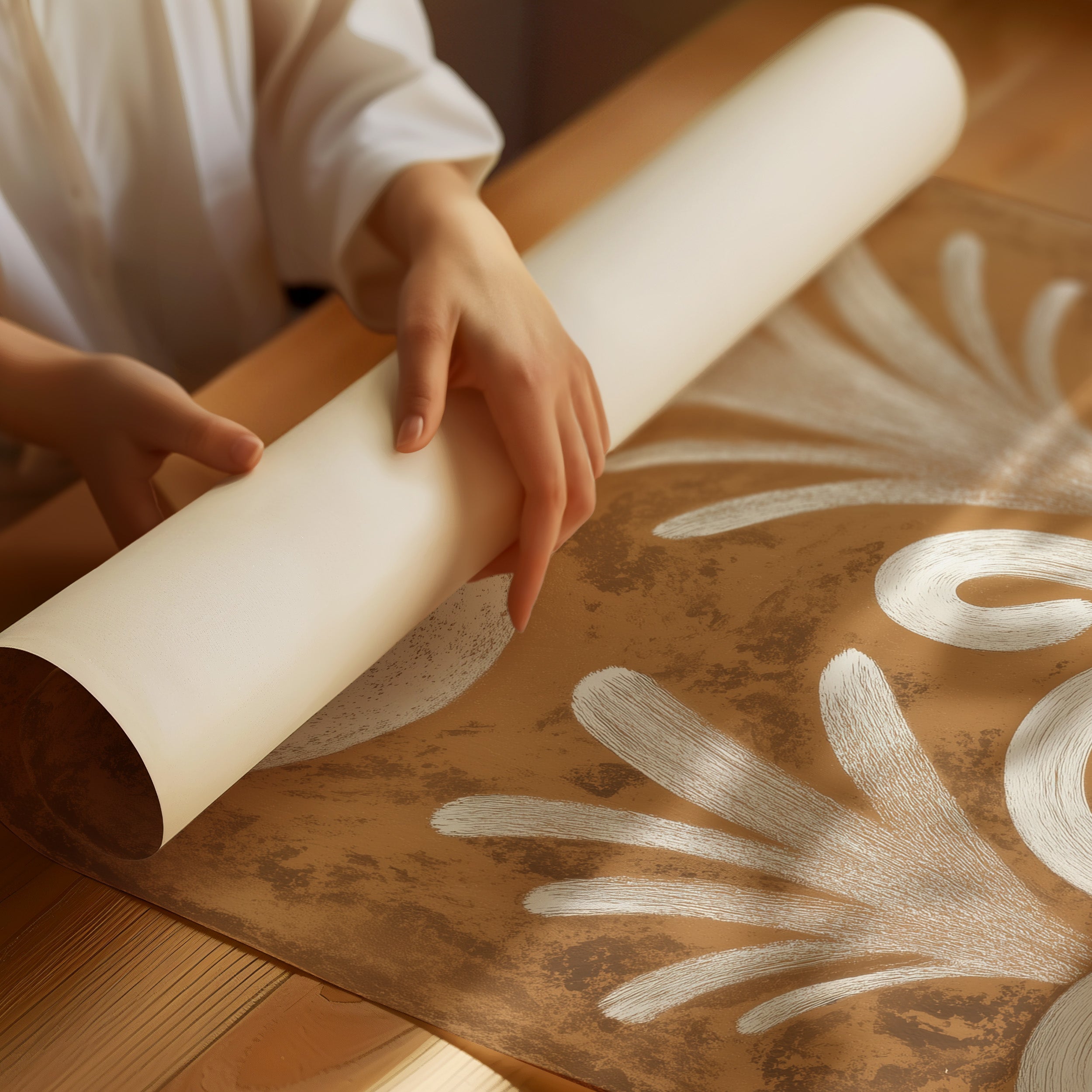Moonlit Waves Dance In Sepia