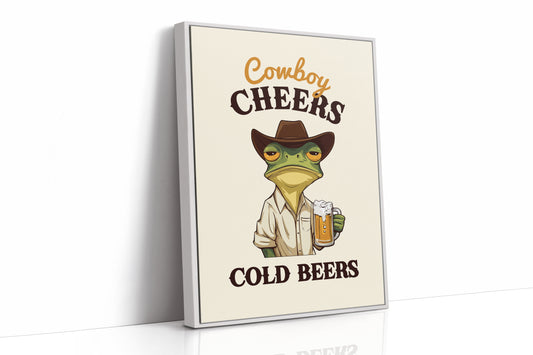Cowboy Cheers Cold Beers