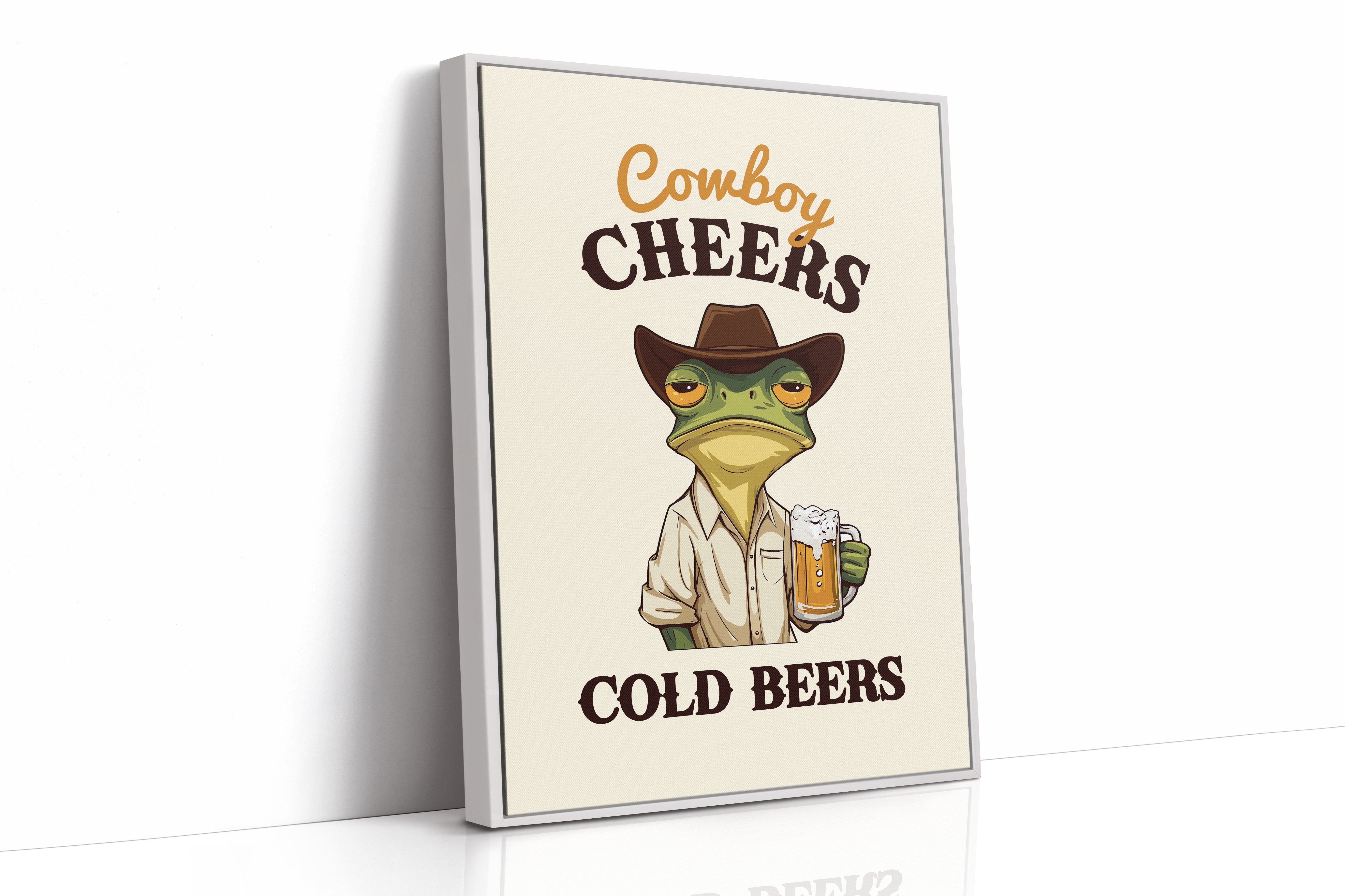 Cowboy Cheers Cold Beers