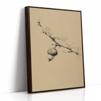 Autumn's Quiet Echo: Oak Branch Study