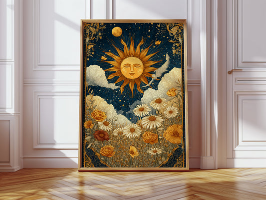 Sunlit Serenade Among Blossoms