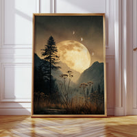 Moonlit Serenade Over Silent Valleys