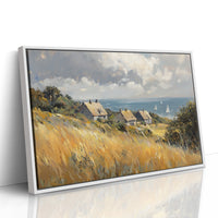 Sailboats Dance Past Golden Hills
