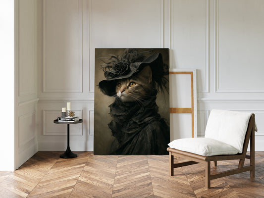 A Cat's Elegance Unveiled