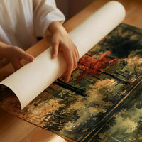Mirror Mirror On The Pond, rolled matte poster print