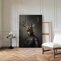 Regal Stag in Elegant Attire