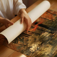 Seeing Red, Reflecting Well, rolled matte poster print