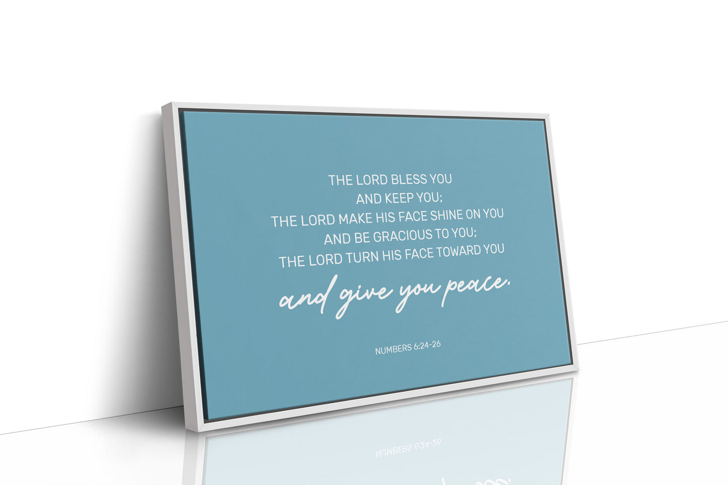 Ancient Blessing On Teal Waters