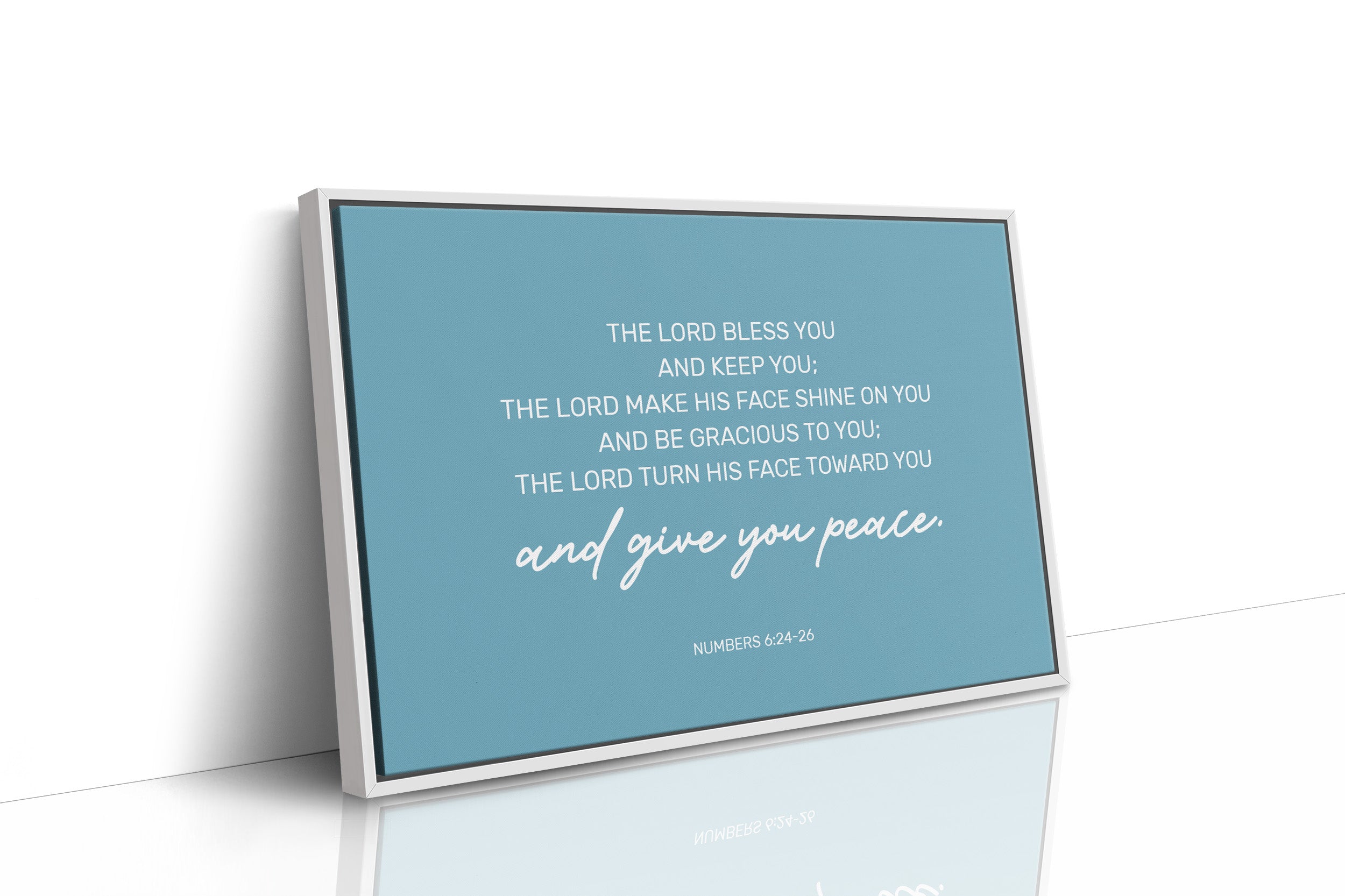 Ancient Blessing On Teal Waters