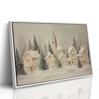 Snow Falls On Silent Chapel Street