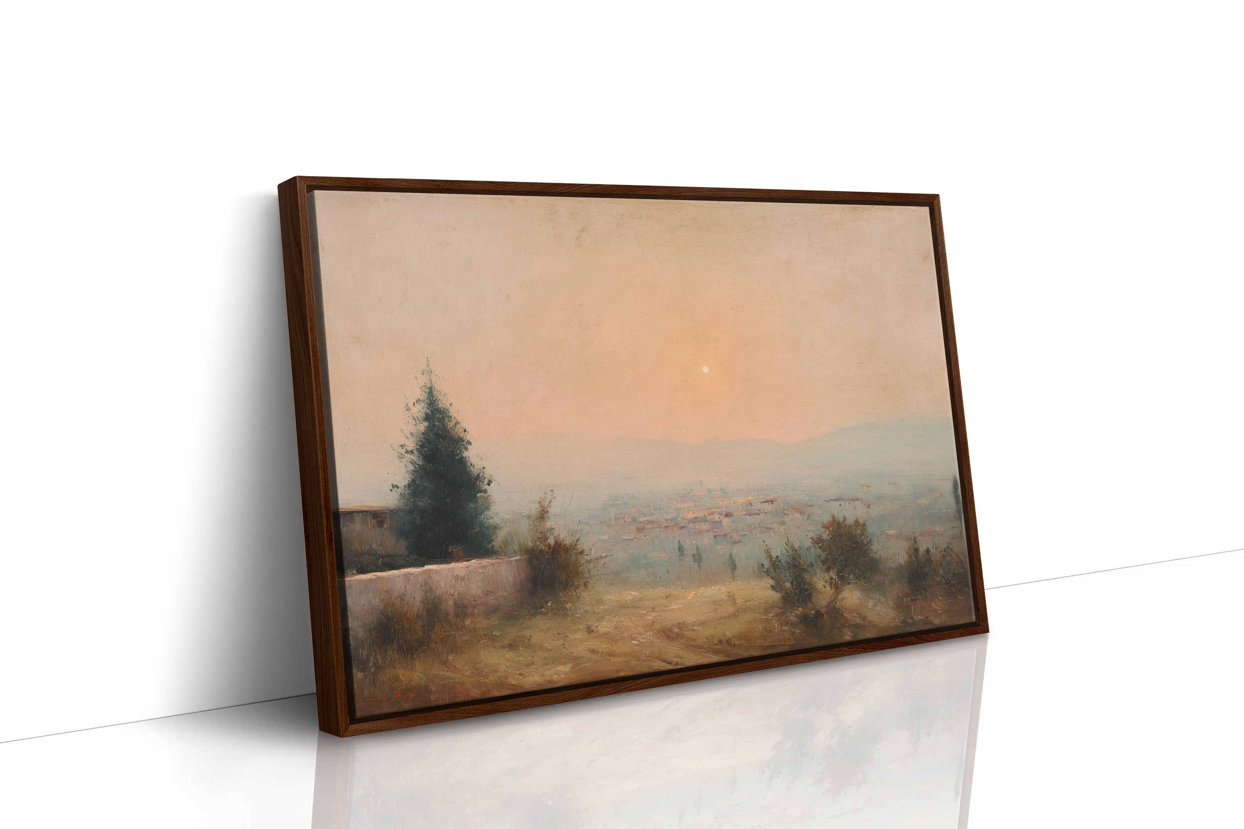 Apricot Haze Crowns Distant Valley