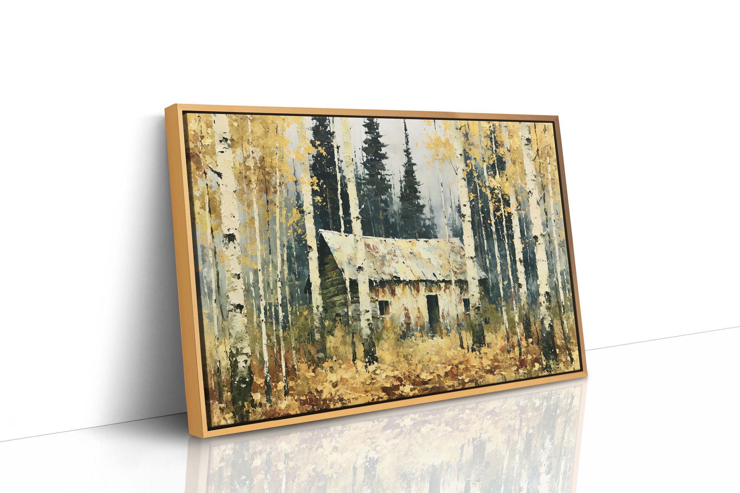 Cabin Lost in the Birches