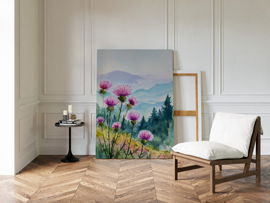 Blooming Hillsides in Morning Light
