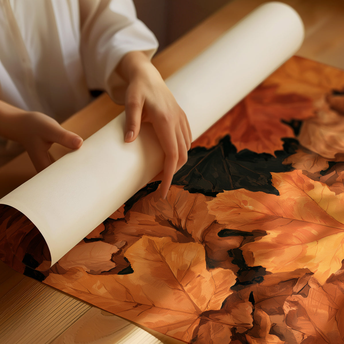 Fall Back And Relax, rolled matte poster print