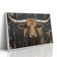 Highland Cattle Wears Autumn's Crown
