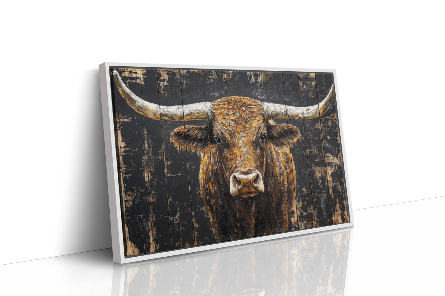 Highland Cattle Wears Autumn's Crown