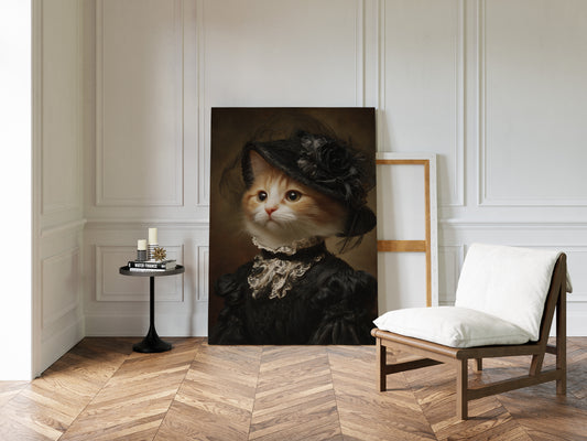 A Feline's Timeless Elegance