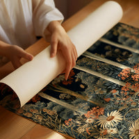Daisy Chain Reaction In The Woods, rolled matte poster print