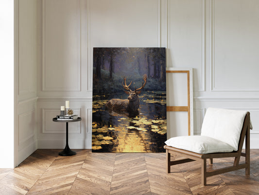 Serenity Amidst Golden Waters