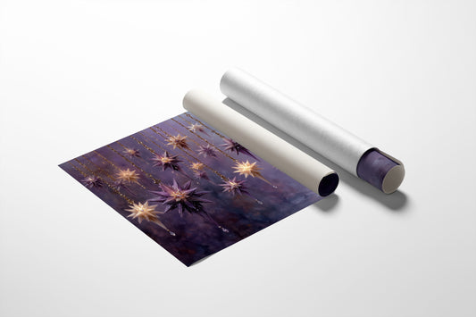 Crystal Stars in the Violet Dark