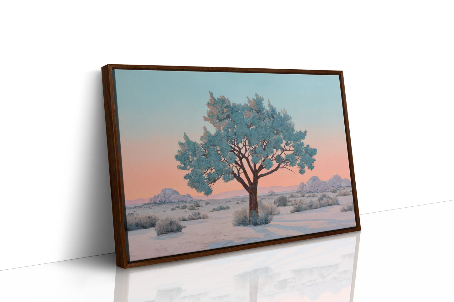 Turquoise Sentinel Guards Desert Dawn