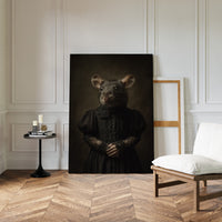 Elegant Rodent in Victorian Attire
