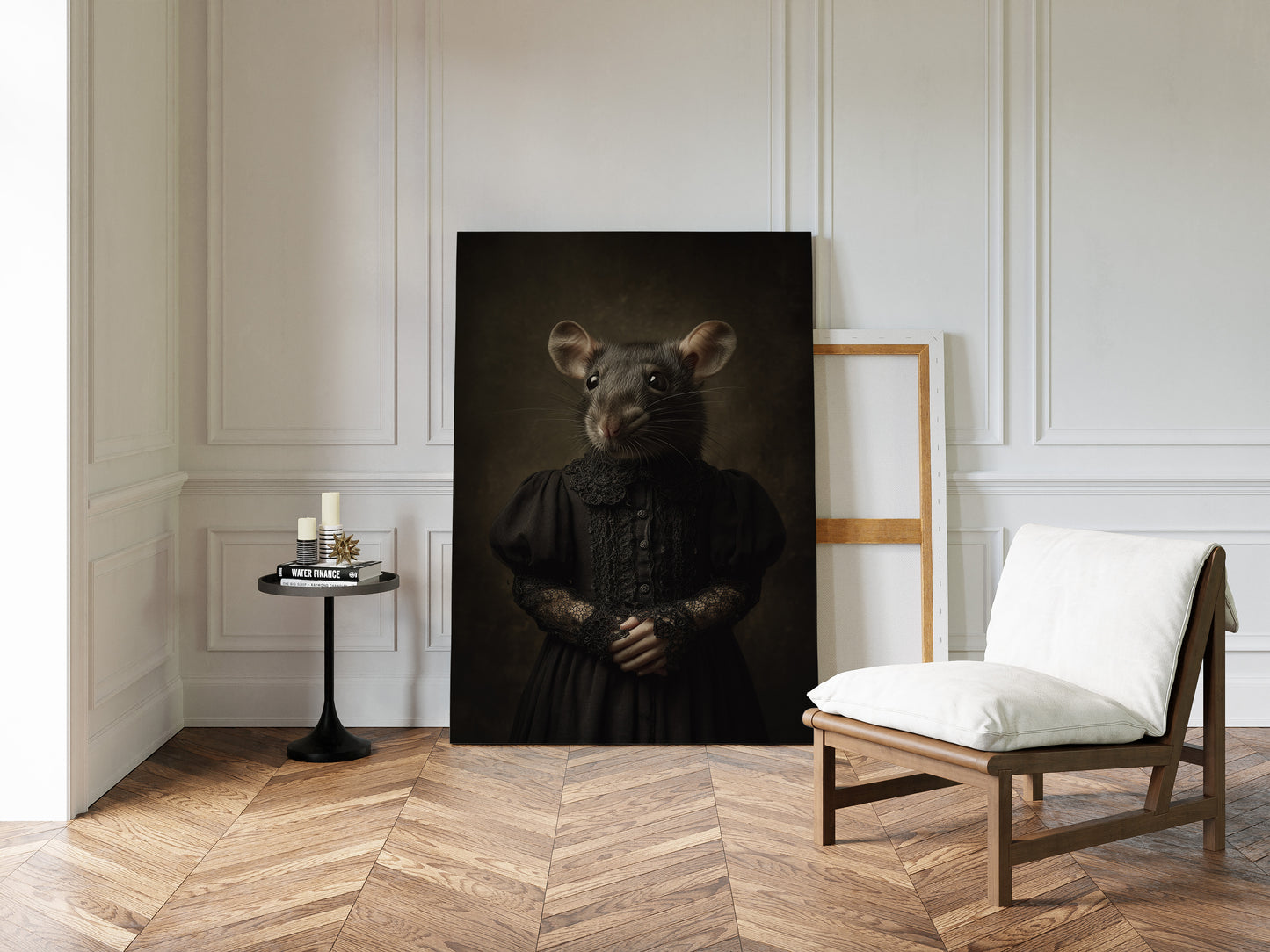 Elegant Rodent in Victorian Attire