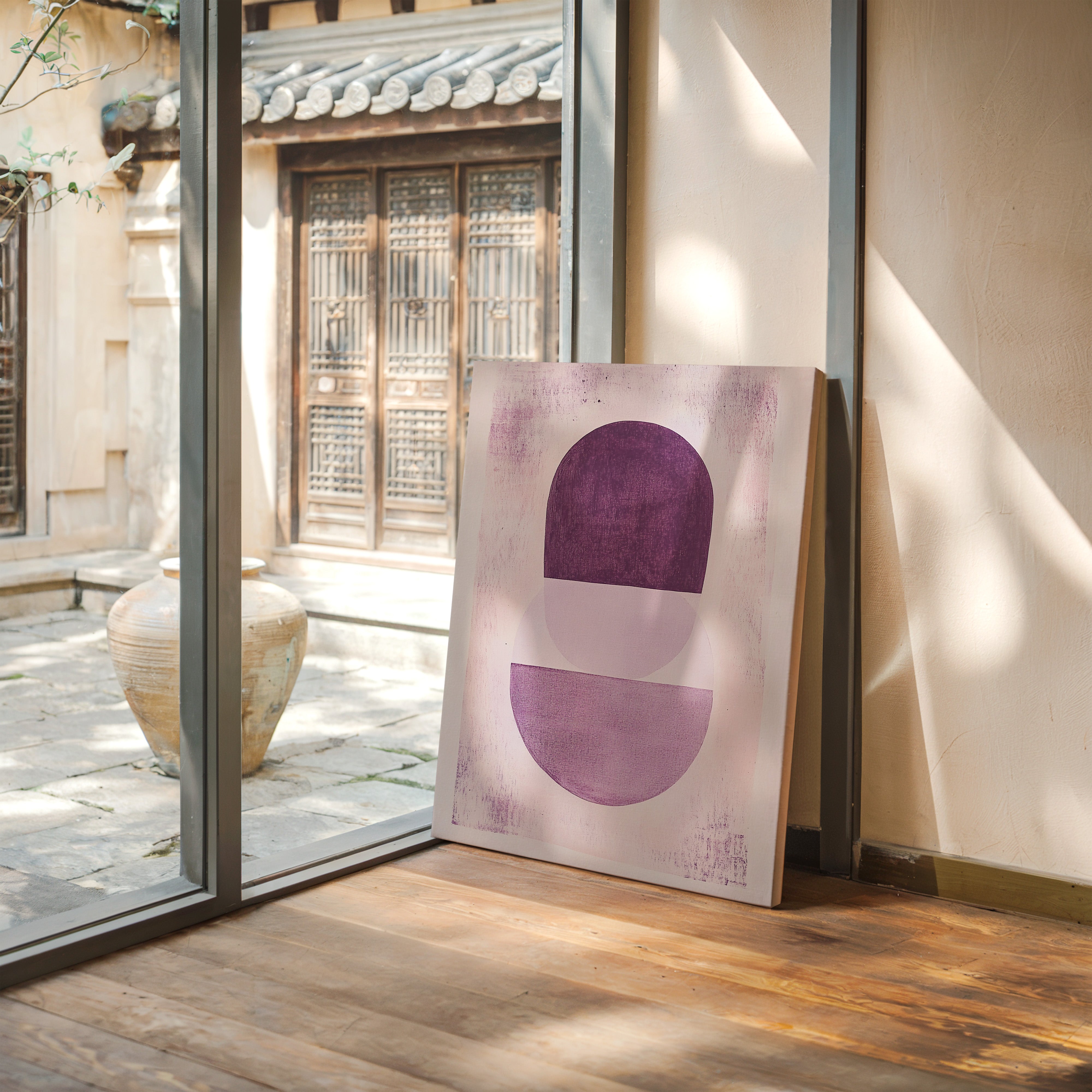 Plum Circles Find Perfect Balance