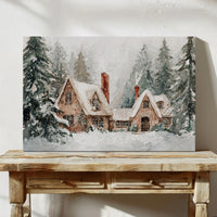 Nestled Beneath Winter's Gaze
