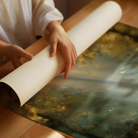 Sunbeams Guide Their Forest Journey