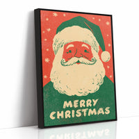 Merry Christmas Vintage Woodcut
