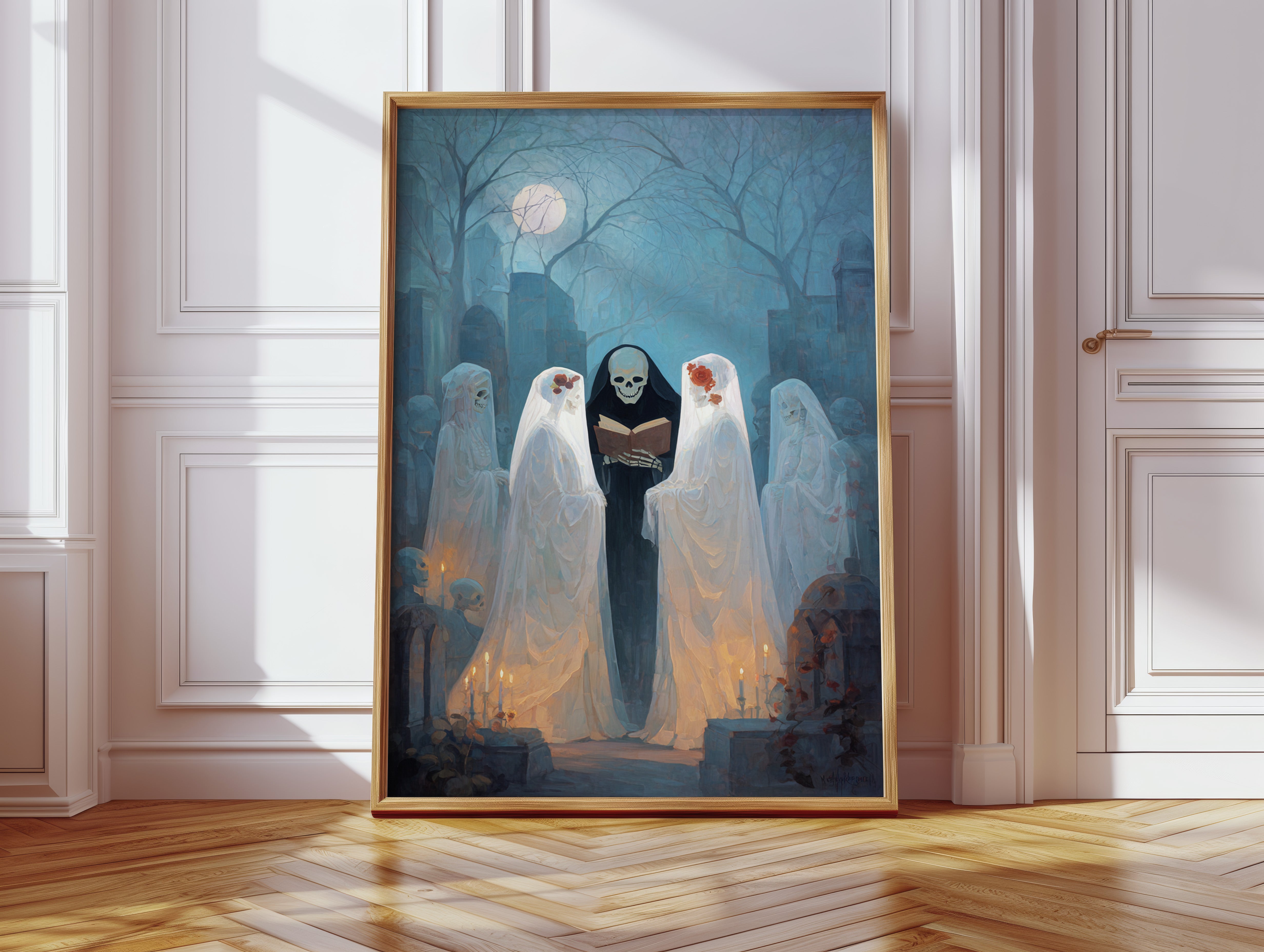 Ceremony Beneath the Moonlit Veil