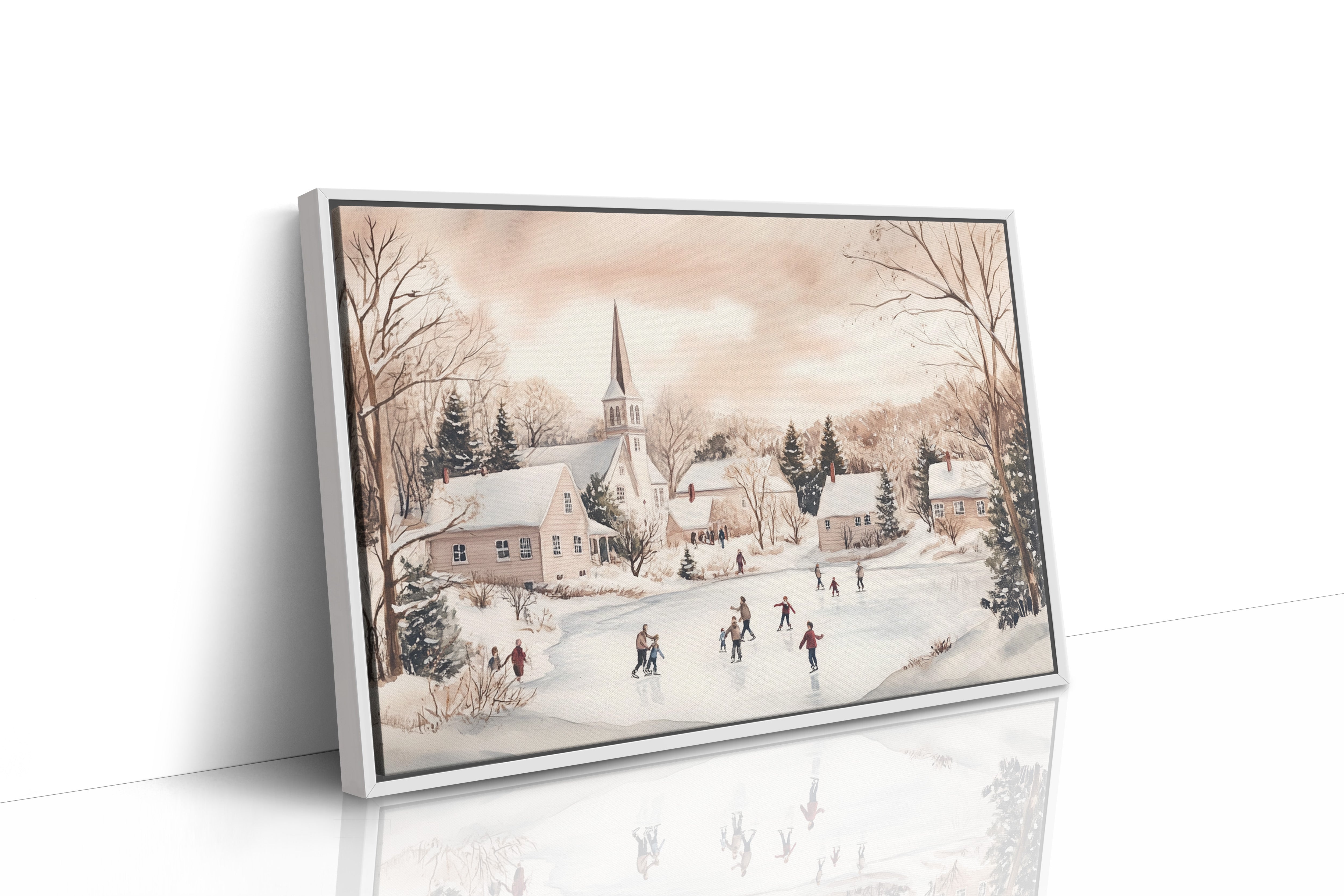 Winter's Dance On Village Ice