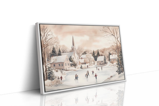 Winter's Dance On Village Ice