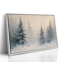 Evergreens Dance Through Winter's Light