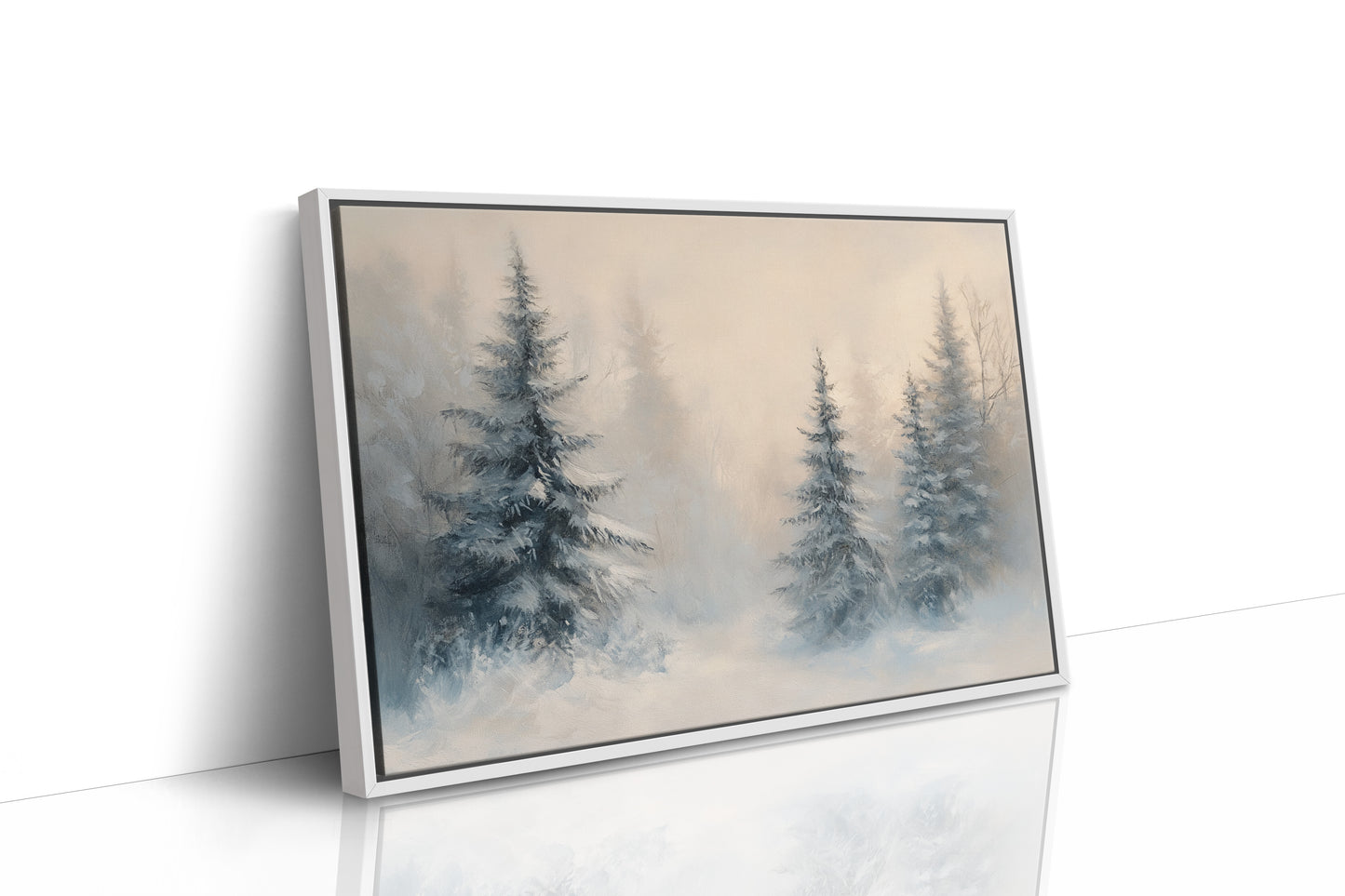 Evergreens Dance Through Winter's Light