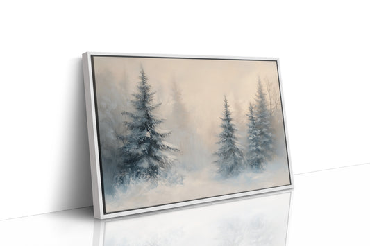 Evergreens Dance Through Winter's Light